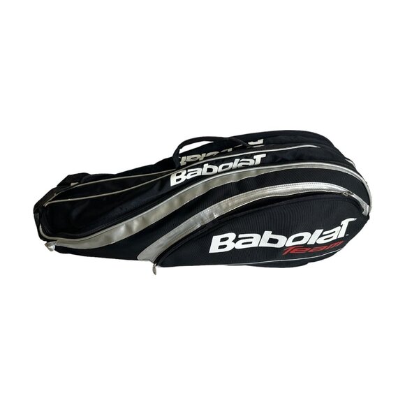 BABALOT TEAM Tennis Multi Racquet Carry Case Bag Backpack Red White Black - Picture 1 of 16